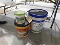 Quick crete quik set cement, curing compound,