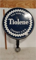 DSP Tiolene oil filling station sign