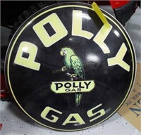 Polly Gas Metal Sign - 24"