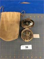 Miner's Brunton Compass with case