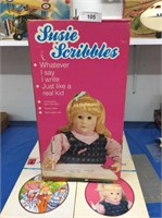 Vintage Susie Scribbles Doll with 4 tapes