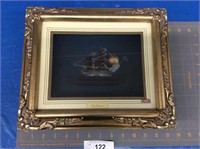 Vintage Mayflower framed art