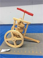 Wood Tinkertoy Cart