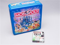 Disney Monopoly and Monopoly Card Game