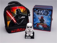 Star Wars Back Pack, Lunch Box, Gumball Dispenser
