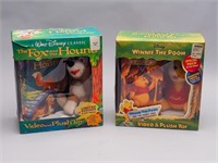 Fox & Hound and Winnie the Pooh Videos/Plush Toys