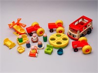 Lot of Vintage Fisher Price Little People Toys