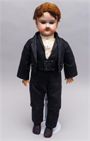 Cuno and Otto Dressel Gentleman 20" Doll