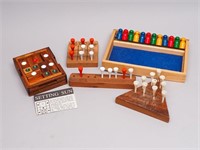 Lot of Vintage Wooden Games