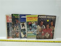 1970s sports magazines, Junior Hockey, marathon