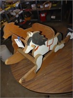 Wooden Rocking Horse Chair