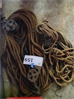 Ropes &Pulley Systems- Lot of Two(2)