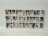 1992 - 93 Panini stickers uncut panels 150 count