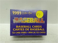 1991 O Pee Chee baseball card set never opened