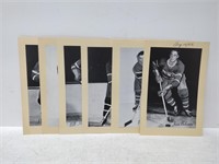 Lot of 6 old hockey photos
