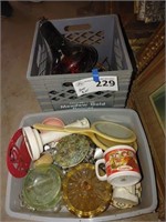Assorted glass - lot of two (2)