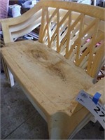 Plastic benches - lot of three (3)