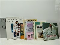 assorted coffee table books