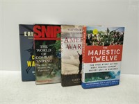 4 war combat hardcover books