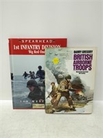 2 wartime combat hardcover books