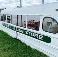 Greene's rolling store, half bus -decoration