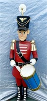 Toy soldier drummer 68" tall - decoration
