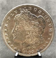 1900-O Morgan Silver Dollar, BU