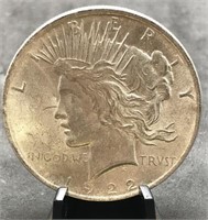 1922 Peace Silver Dollar, MS65