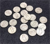 (20) Silver War Nickels