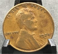 1924-D Lincoln Cent, VF
