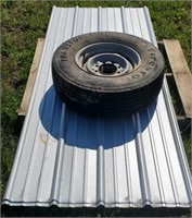 7 Sheets of New Galvanized Metal