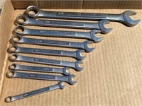 9pc Craftsman Open & Box End Wrench Set