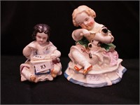 Two vintage Staffordshire figurines: