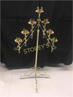 7 Tier Brass Candle Stand - 24 x 48