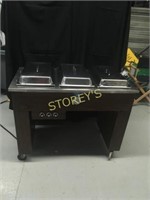 Vollrath 3 Well Steam Table on Wheels
