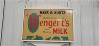 Mays G. Kurtz's  Wengert's Milk Sign