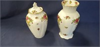 2 - Royal Albert Bone China Vases
