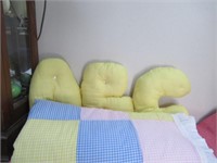 Lot 2 Baby   Quilts  And Abc  Pillow