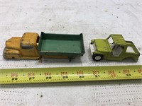 Vintage 30’s tootsie toy metal dump truck &