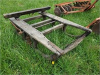 Antique Wooden Sled 41" W x 61"