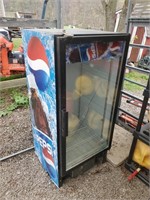 Pepsi Cooler 24 x 24 x 55" - Door Glass Cracked