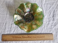 Carnival Glass Dish 6 & 3/4" Wide Chipped