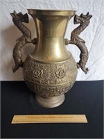 Brass Vase 17" H