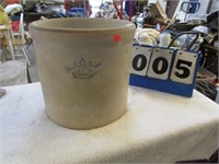 Old 2 Gallon Stoneware Crock (has 2 hairline Crak)