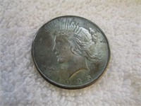 1925 Silver Peace Dollar Coin