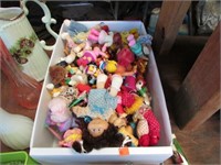 Tray Lot of Vintage Toys, Small Cabbage Patch