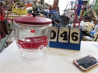 Original Gordon's Counter Jar 8" Tall