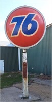 Full size 76  Bubble sign on stand