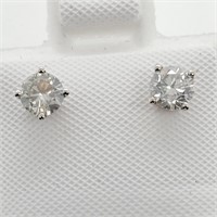 $3100 14K  Diamond(0.54Ct,Si,I-J) Earrings