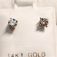 $2185 14K  Diamond(0.4Ct, I1-I3, H-I) Earrings